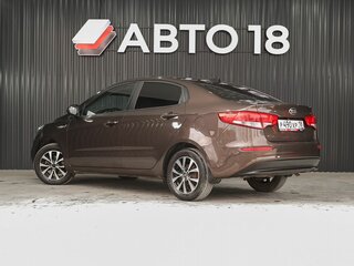 2016 Kia Rio III Рестайлинг, коричневый, 959000 рублей, вид 4
