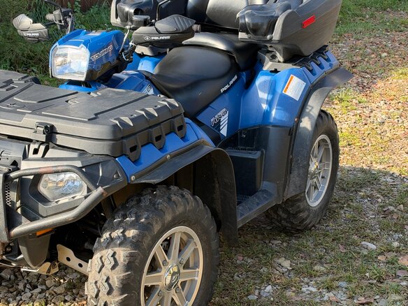 2014 Polaris Sportsman 550, синий, 625000 рублей - вид 16