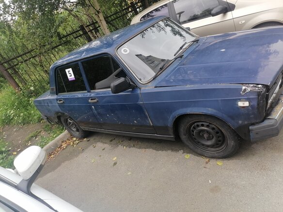 2007 Lada (ВАЗ) 2105, синий, 85000 рублей - вид 2