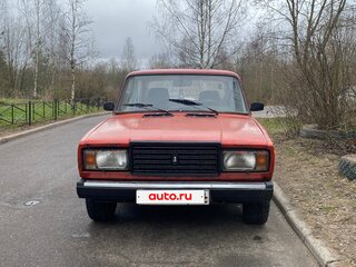 1987 Lada (ВАЗ) 2107, красный, 105000 рублей, вид 2