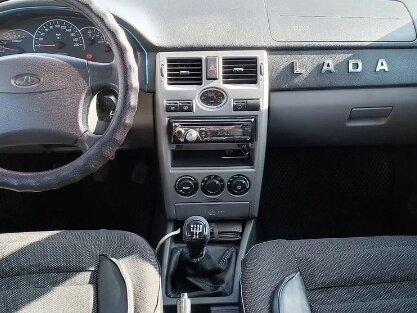 2008 Lada (ВАЗ) Priora I, зелёный, 230000 рублей - вид 4