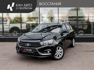 2020 Lada (ВАЗ) Vesta SW I, чёрный, 998000 рублей, вид 1