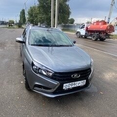 2018 Lada (ВАЗ) Vesta SW I, серый, 915000 рублей, вид 2
