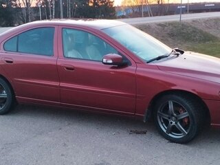 2008 Volvo S60 I Рестайлинг, красный, 740000 рублей, вид 4