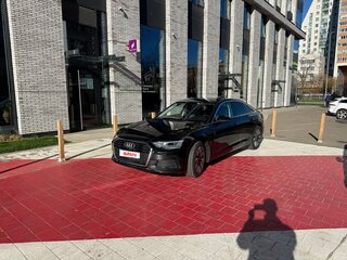 2021 Audi A6 40 TFSI V (C8), чёрный, 3370000 рублей, вид 3