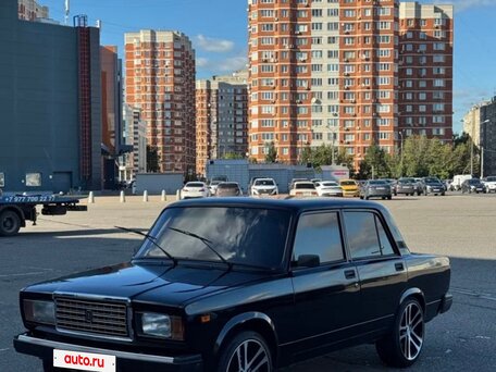 2011 Lada (ВАЗ) 2107, чёрный, 210000 рублей, вид 2