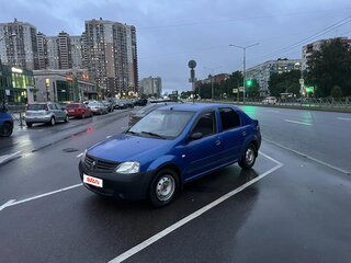 2007 Renault Logan I, синий, 190000 рублей, вид 1
