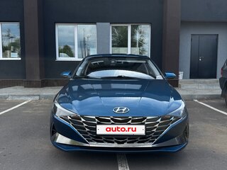 2021 Hyundai Elantra VII (CN7), синий, 1750000 рублей, вид 2