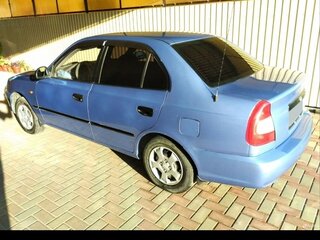 2006 Hyundai Accent ТагАЗ II, фиолетовый, 410000 рублей, вид 2