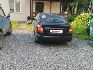 2008 Hyundai Accent ТагАЗ II, чёрный, 370000 рублей, вид 3