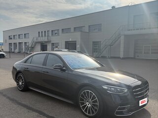2021 Mercedes-Benz S-Класс 350 d Long 4MATIC VII (W223), чёрный, 8500000 рублей, вид 2