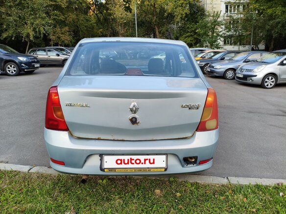 2007 Renault Logan I, серый - вид 4