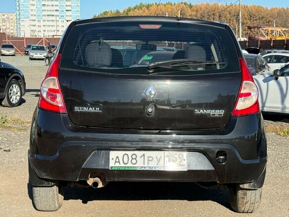 2011 Renault Sandero I, чёрный, 499000 рублей - вид 7