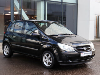 2008 Hyundai Getz I Рестайлинг, чёрный, 555000 рублей, вид 3