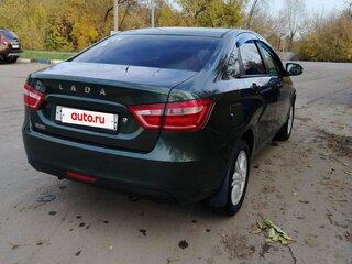 2016 Lada (ВАЗ) Vesta I, зелёный, 850000 рублей, вид 5
