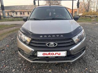 2019 Lada (ВАЗ) Granta I Рестайлинг, серый, 505000 рублей, вид 2