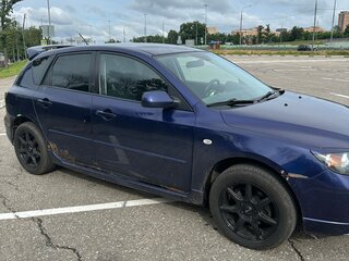 2006 Mazda 3 I (BK) Рестайлинг, синий, 350000 рублей, вид 4