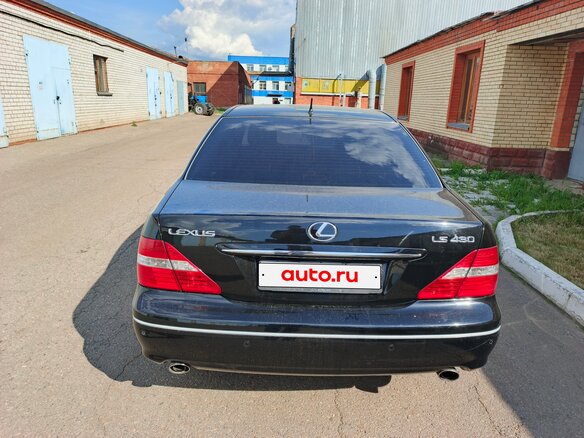 2004 Lexus LS 430 III Рестайлинг, чёрный, 897200 рублей - вид 5