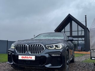 2020 BMW X6 40d III (G06), серый, 7600000 рублей, вид 4