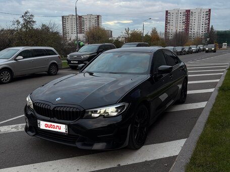 2021 BMW 3 серии 320i VII (G2x), чёрный, 3300000 рублей, вид 4
