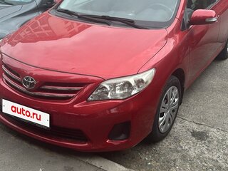 2013 Toyota Corolla X (E140, E150) Рестайлинг, красный, 1300000 рублей, вид 1