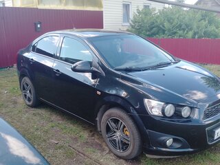 2012 Chevrolet Aveo II, чёрный, 550000 рублей, вид 1