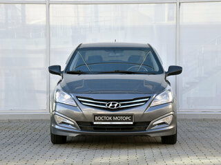 2014 Hyundai Solaris I Рестайлинг, серый, 750000 рублей, вид 4