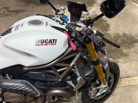 2014 Ducati Monster 1200, белый, 700000 рублей, вид 4