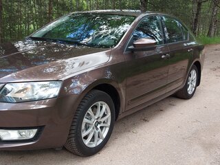 2014 Skoda Octavia III (A7), коричневый, 1385000 рублей, вид 2