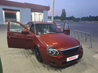 2009 Lada (ВАЗ) Priora I, красный, 350000 рублей, вид 1