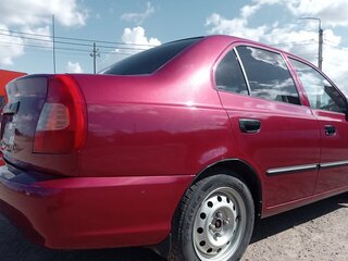 2004 Hyundai Accent ТагАЗ II, красный, 550000 рублей, вид 5