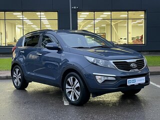 2012 Kia Sportage III, синий, 1375000 рублей, вид 3