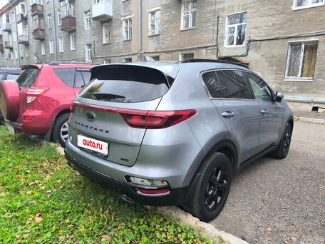 2021 Kia Sportage IV Рестайлинг, серый, вид 4