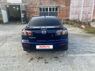 2008 Mazda 3 I (BK) Рестайлинг, синий, 600000 рублей, вид 4