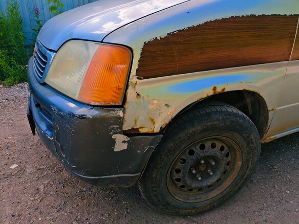 1998 Honda Stepwgn I, серый, 300000 рублей - вид 10