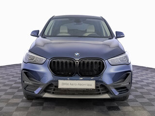 2021 BMW X1 18i sDrive II (F48) Рестайлинг, синий, 2480000 рублей, вид 2