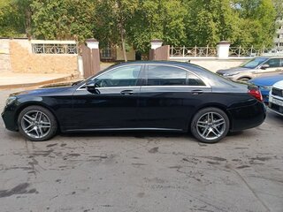 2018 Mercedes-Benz S-Класс 350 d Long VI (W222, C217) Рестайлинг, чёрный, 5500000 рублей, вид 2
