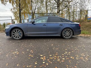 2016 Audi A6 IV (C7) Рестайлинг, синий, 2250000 рублей, вид 3