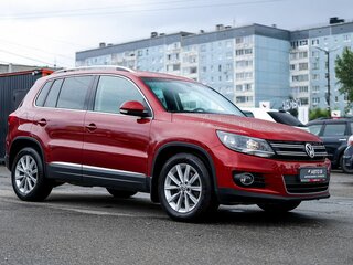 2012 Volkswagen Tiguan I Рестайлинг, красный, 1399000 рублей, вид 4