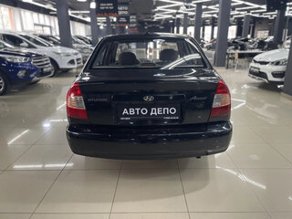2007 Hyundai Accent ТагАЗ II, чёрный, 295000 рублей, вид 5