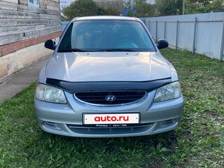 2008 Hyundai Accent ТагАЗ II, серебристый, 420000 рублей, вид 1