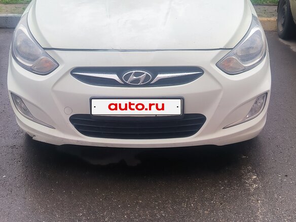 2012 Hyundai Solaris I, белый, 572000 рублей