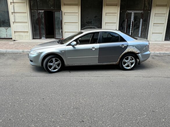 2004 Mazda 6 I (GG), серебристый, 200000 рублей - вид 3