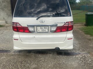 2007 Toyota Alphard I Рестайлинг, белый, 650000 рублей, вид 4