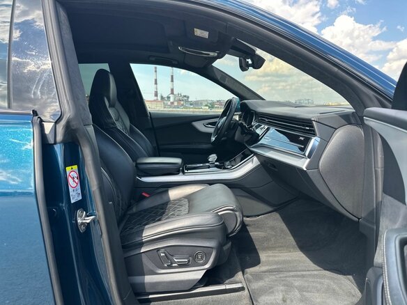 2021 Audi Q8 55 TFSI I (4M), синий - вид 7