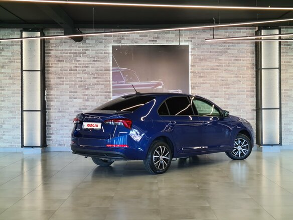 2021 Skoda Rapid II, синий, 1670000 рублей - вид 3