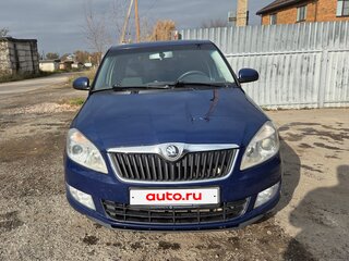 2014 Skoda Fabia II Рестайлинг, синий, 580000 рублей, вид 1