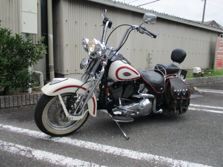 1997 Harley-Davidson Springer Softail, белый, 1257000 рублей, вид 4