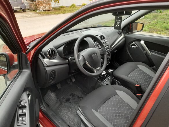 2019 Lada (ВАЗ) Granta I Рестайлинг, красный, 675000 рублей - вид 14