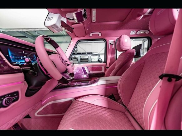 2026 Mercedes-Benz G-Класс AMG Brabus 800 II (W465) Рестайлинг, розовый, 61000000 рублей - вид 14